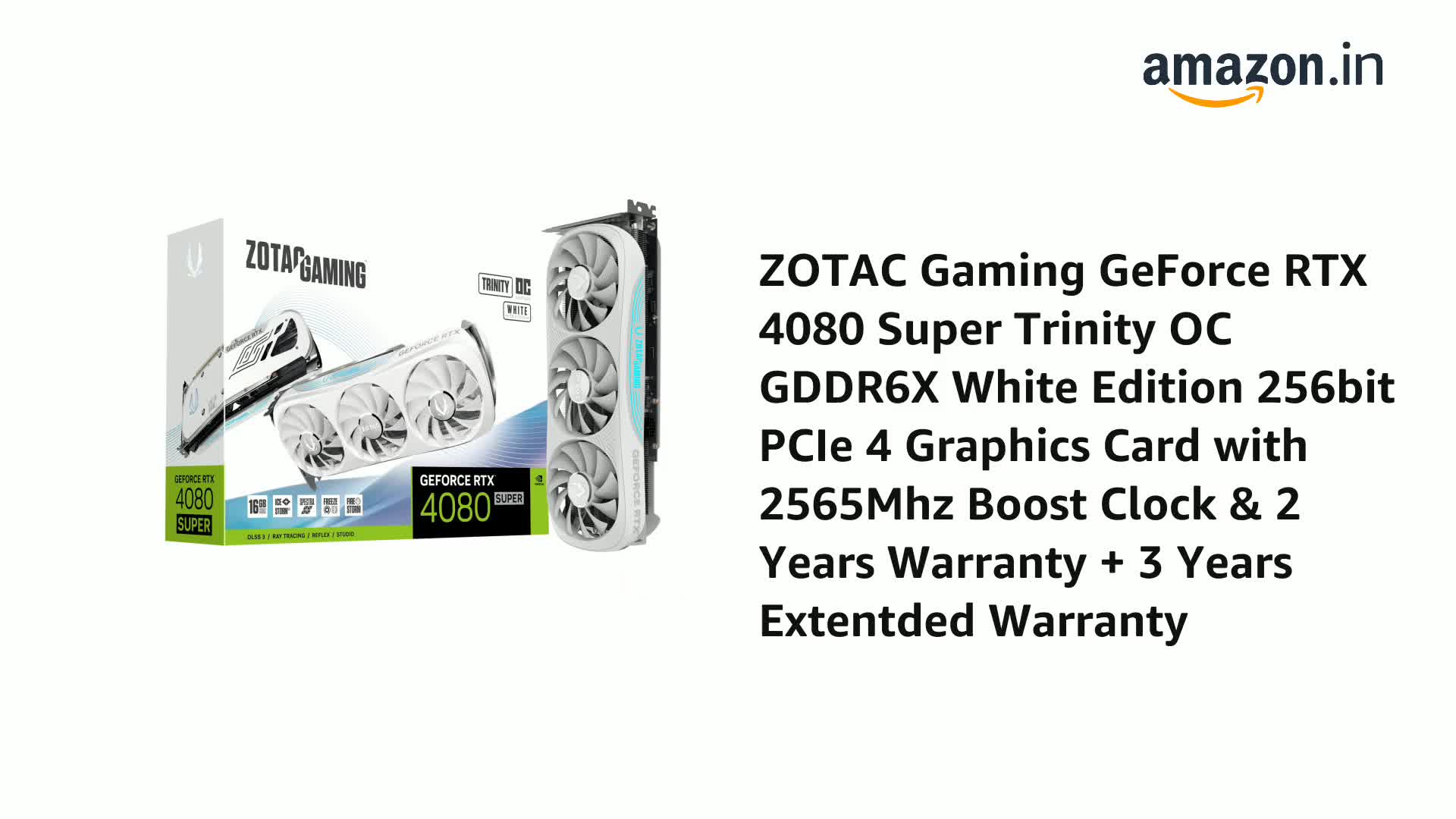 Amazon.in: Buy ZOTAC Gaming GeForce RTX 4080 Super Trinity OC